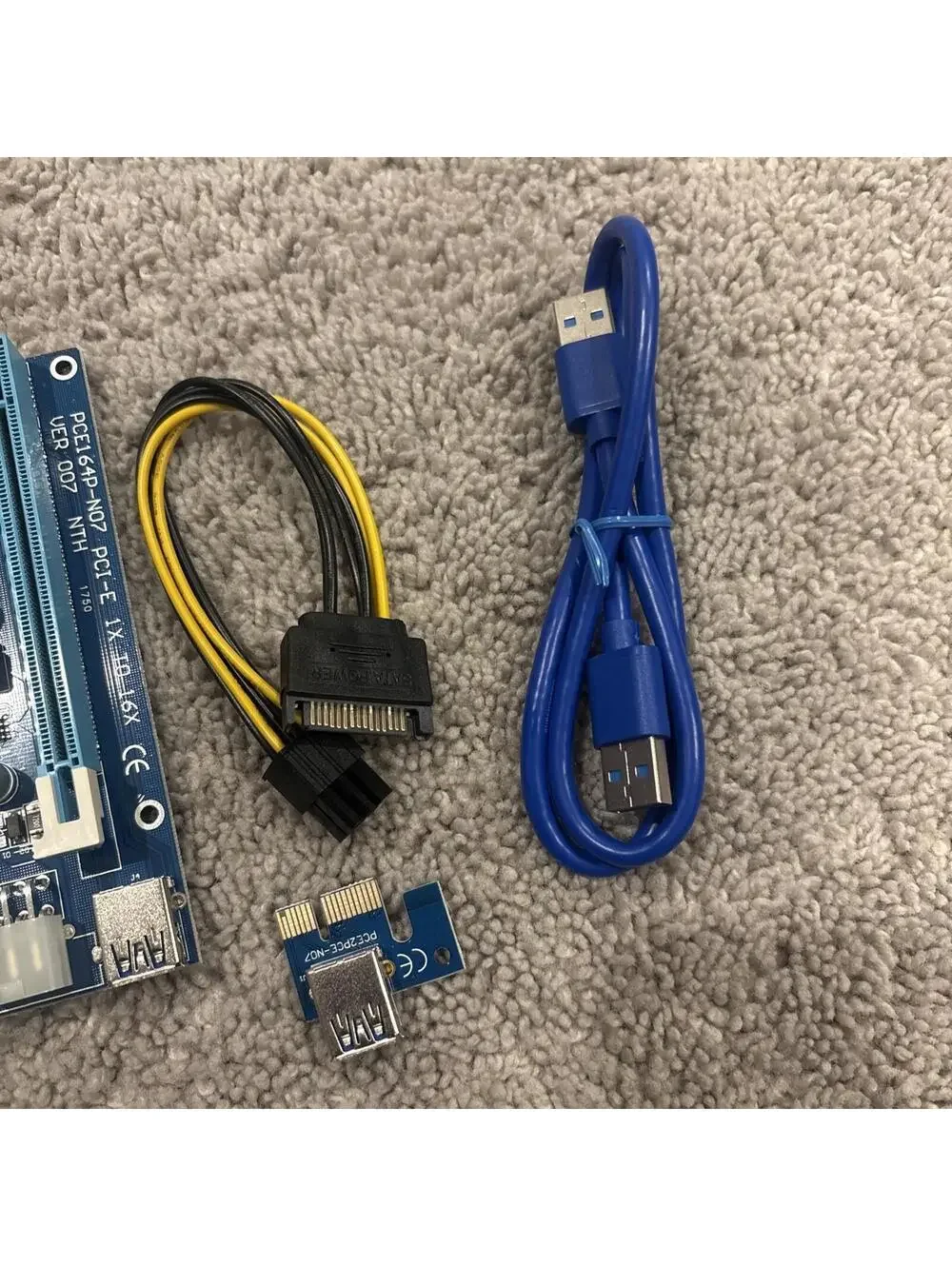 GPU Riser PCE164P-N03 VER006c PCI-E 1X TO 16X Adapter